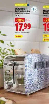 Lidl SilverCrest Grille-pain double offre