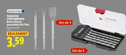 Lidl PARKSIDE PERFORMANCE Burins/forêts percussion SDS Plus offre