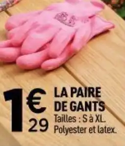 Centrakor La paire de gants offre
