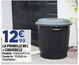 Centrakor La poubelle +couvercle offre