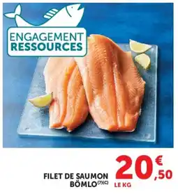 Super U Filet de saumon bömlo offre
