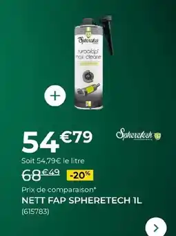 Feu Vert Spheretech - nettoyant fap offre
