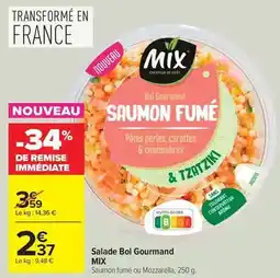 Carrefour Mixa bebé - salade bol gourmand offre