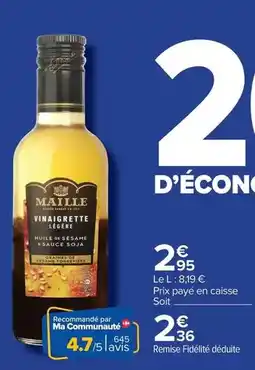 Carrefour Maille - recommendée bar offre