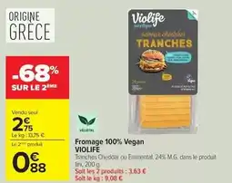 Carrefour Fini - fromage 100% vegan offre