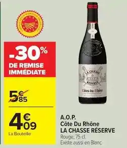 Carrefour A.o.p. côte du rhône offre