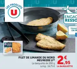 Super U Filet de limande du nord meuniere u offre