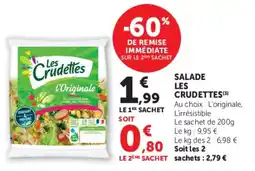 Super U Salade les crudettes offre