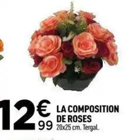 Centrakor La composition de roses offre