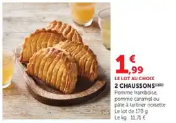 Super U 2 chaussons offre