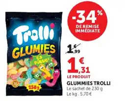 Super U Glummies trolli offre