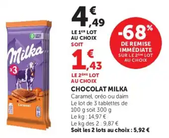 Chocolat milka