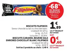 Super U Biscuits filipinos offre
