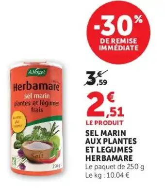 Sel marin aux plantes et legumes herbamare