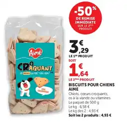 Super U Biscuits pour chiens aime offre