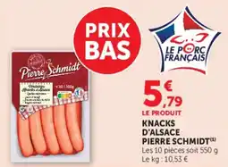 Super U Knacks d'alsace pierre schmidt offre