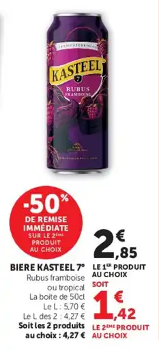 Super U Biere kasteel 7° offre