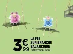 Centrakor La fée sur branche balançoire offre