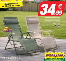 Bazarland Fauteuil relax silos offre