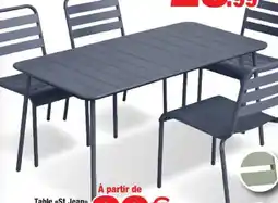 Bazarland Table st jean offre