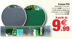Bazarland Canisse pvc offre