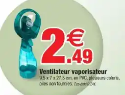 Bazarland Ventilateur vaporisateur offre