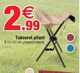 Bazarland Tabouret pliant offre