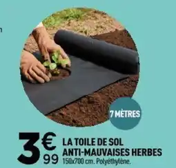 Centrakor La toile de sol anti-mauvaises herbes offre