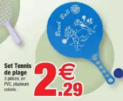 Bazarland Set tennis de plage offre