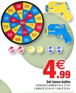 Bazarland Set lance-balles offre