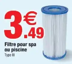 Bazarland Filtre pour spa ou piscine offre