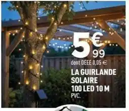 Centrakor La guirlande solaire 100 led 10 m offre