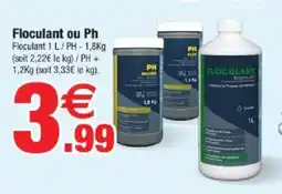Bazarland Floculant ou ph offre