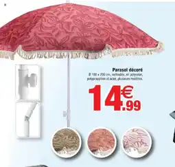 Bazarland Parasol décoré offre
