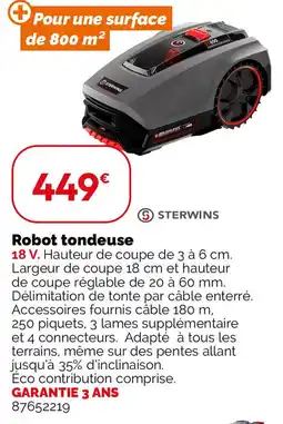 Weldom Robot tondeuse offre