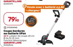 Weldom Coupe-bordures sur batterie up20 offre