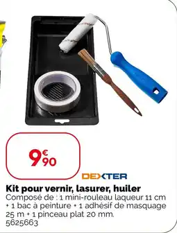 Weldom Kit pour vernir lasurer huiler offre