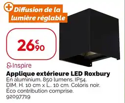 Weldom Inspire applique extérieure led roxbury offre