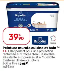 Weldom Peinture murale cuisine et bain offre