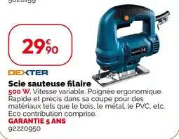 Weldom Dexter scie sauteuse filaire offre
