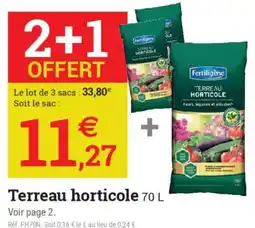 Espace emeraude Terreau horticole offre