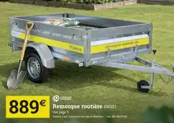 Espace emeraude Remorque routière offre