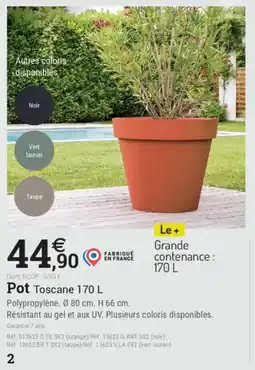 Espace emeraude Pot offre