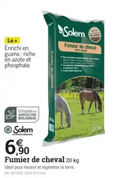 Espace emeraude Fumier de cheval offre