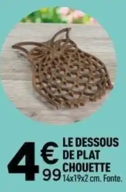 Centrakor Le dessous de plat chouette offre