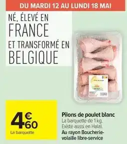 Carrefour Pilons de poulet blanc offre