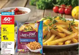 Carrefour Mccain - frites-jasc de four surgelées offre