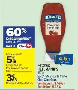 Carrefour Carrefour - ketchup offre