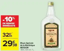 Carrefour Rhum agricole de la martinique offre