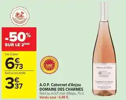 Carrefour A.o.p. cabernet d'anjou offre